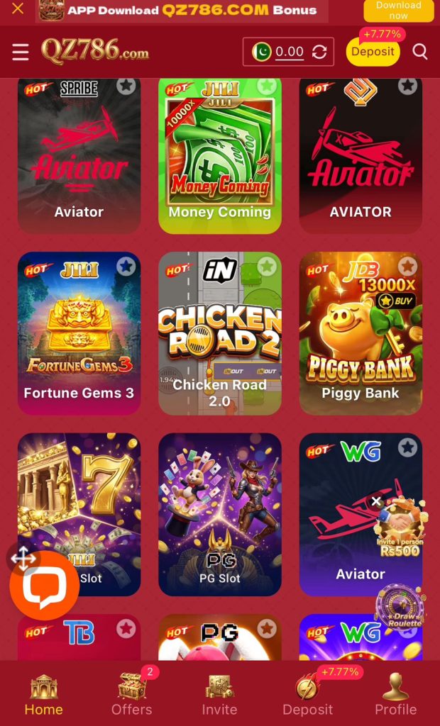 QZ786 game APK 2026 multiple games feature