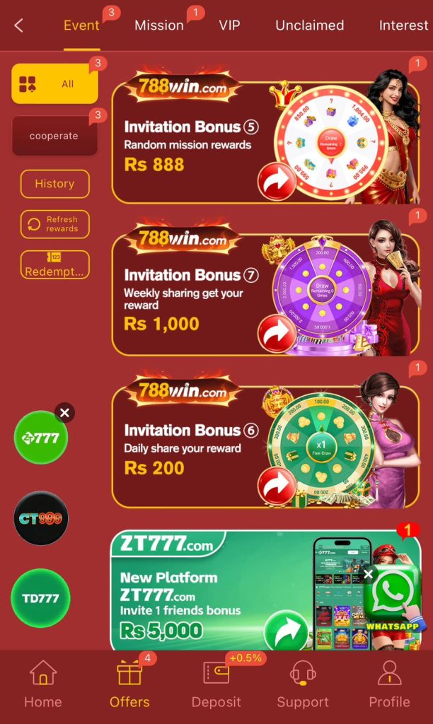 788Win game APK 2026 bonus rewards