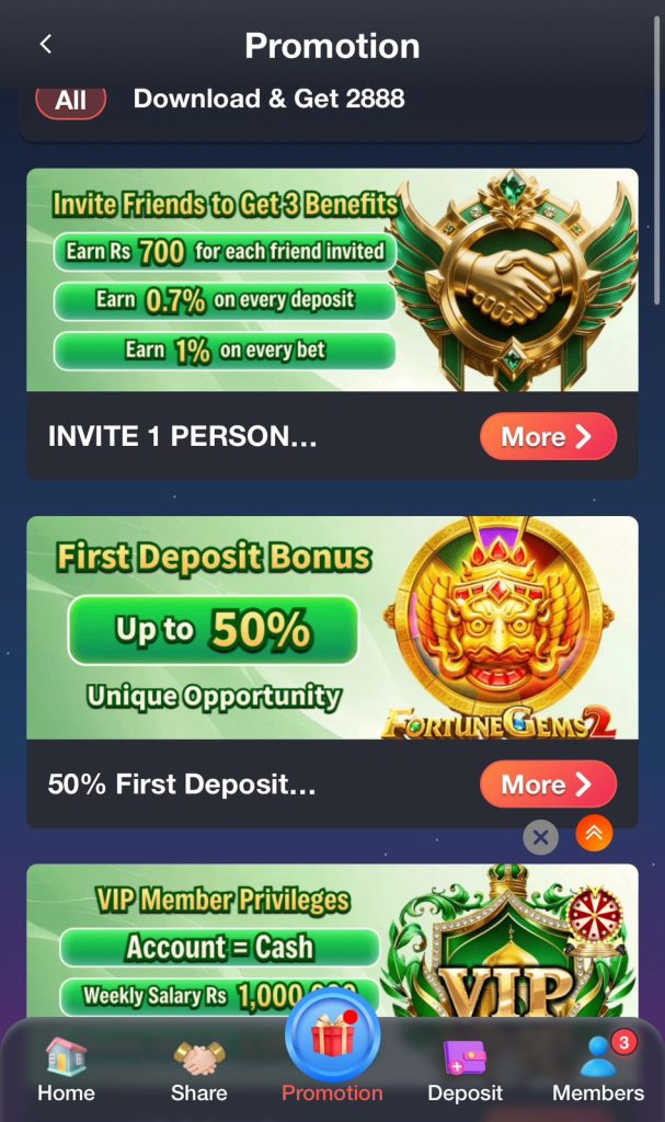 2888Bet game APK V1.25 bonus rewards