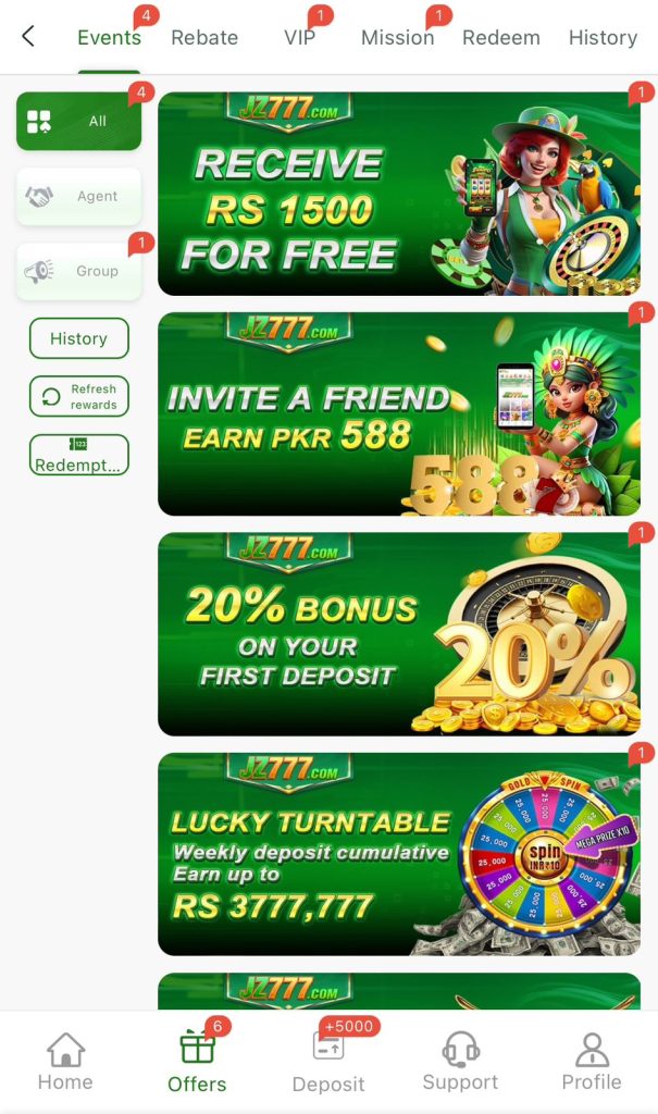 JZ777 game APK V1.56 bonus rewards