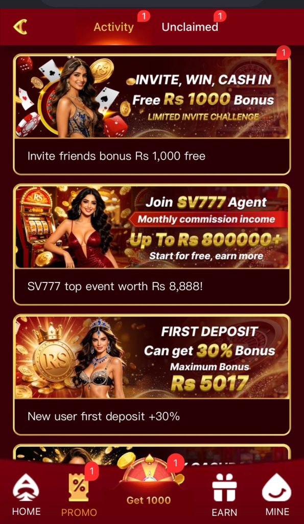 SV777 game APK V1.113 bonus rewards