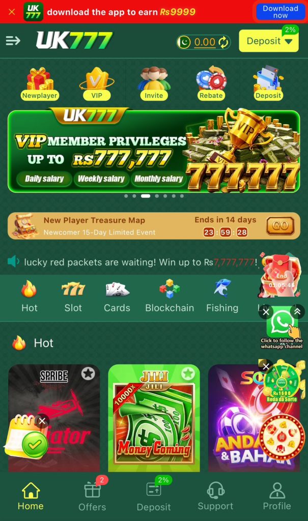 Download UK777 Game APK in Pakistan