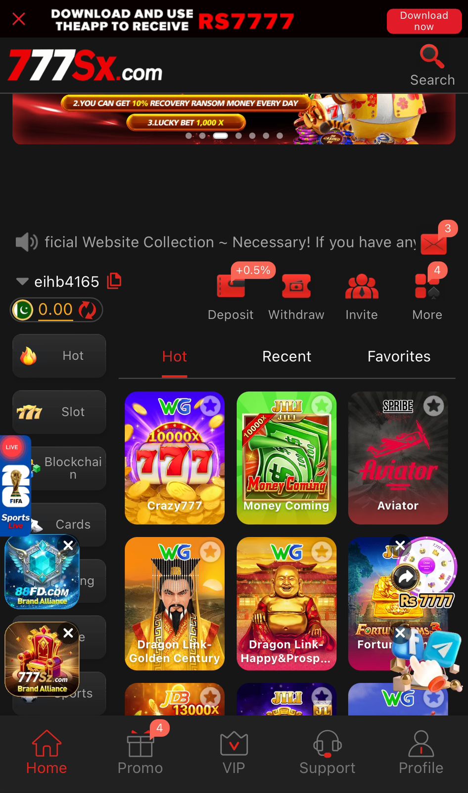777sx Game Download APK latest version for Android