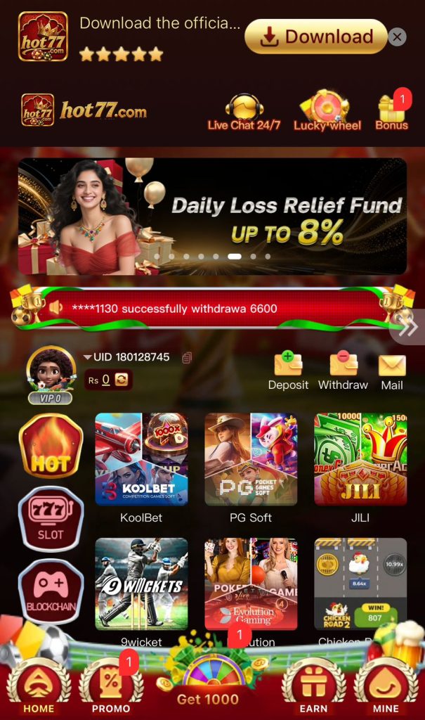 Hot77 New APK Game latest version for Android