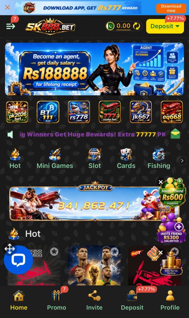 SK888 APK Earning Game free download for Android and iOS devices in Pakistan 2026