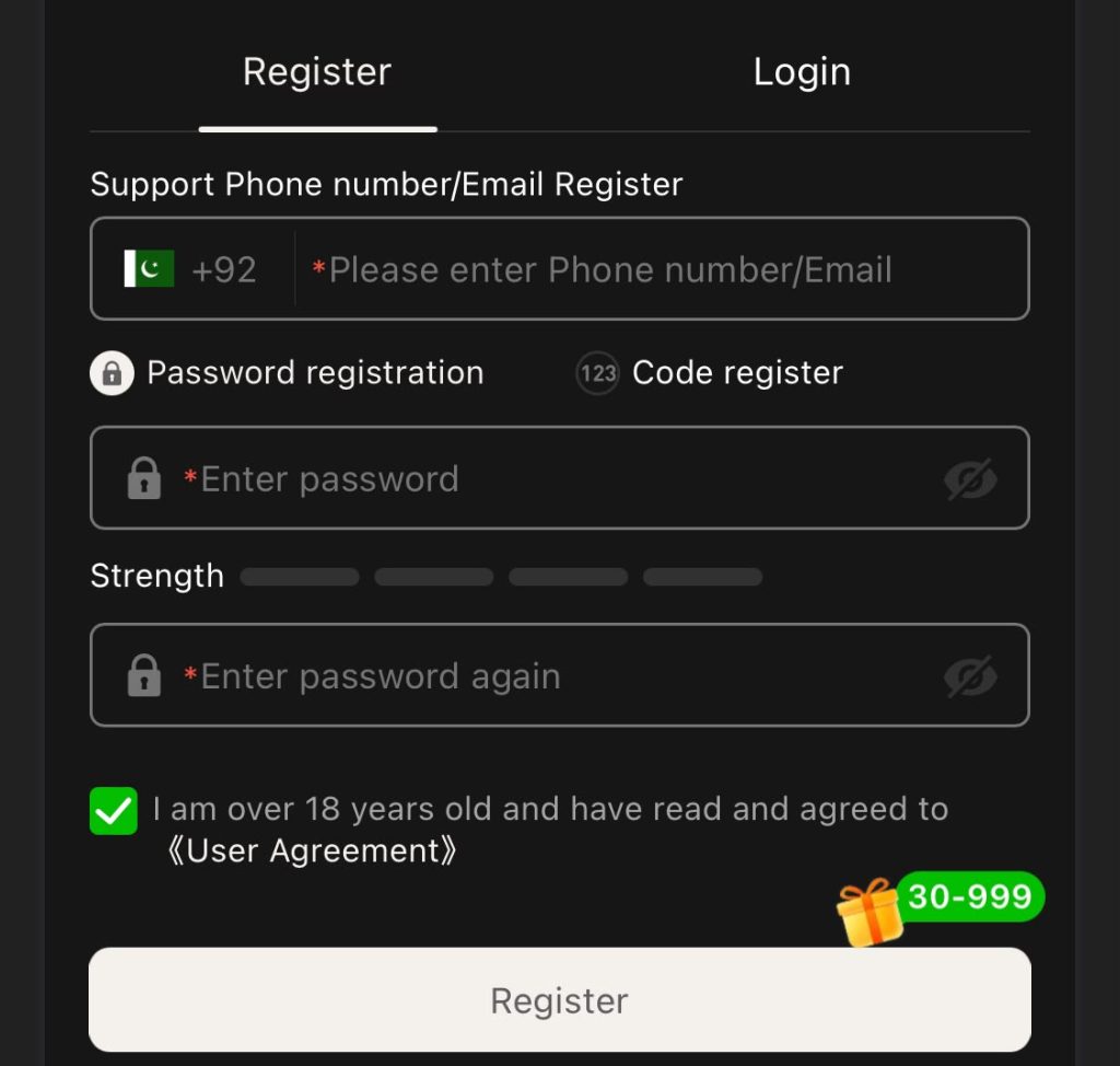 P999 Game Online 2026 login guide showing APK download, OTP verification, secure login process, and local payment support for Pakistan.