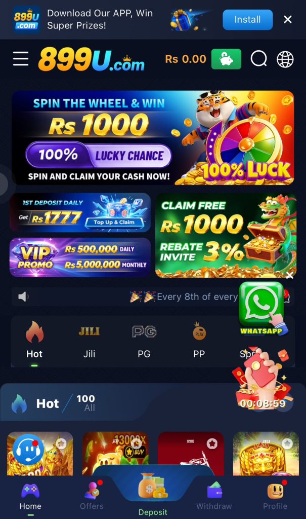 899U Game APK download page showing secure registration, mobile gaming interface, local payment methods, and user-friendly features for Pakistani players.